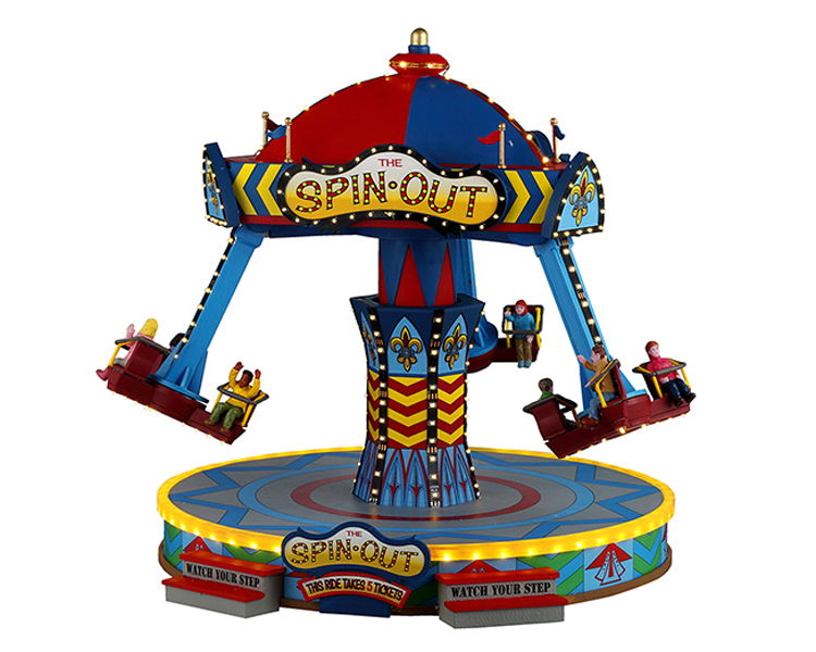 Lemax Spin Out 30x36x37 cm Kersthuisje - 