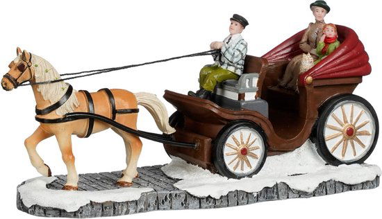 Luville Horse carriage l19,5xb7xh9,5cm - 
