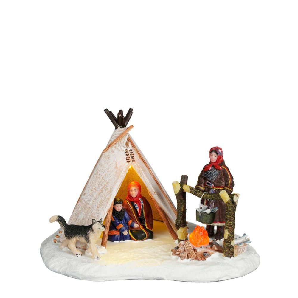 Luville Cooking food on fire l16b13h10 cm bo - 