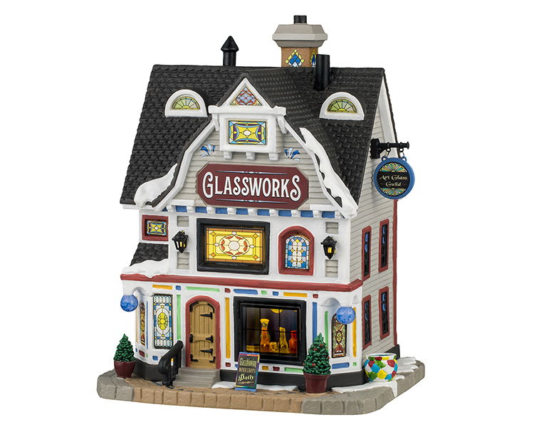 Lemax Glassworks 18x25x26 cm Kersthuisje - 