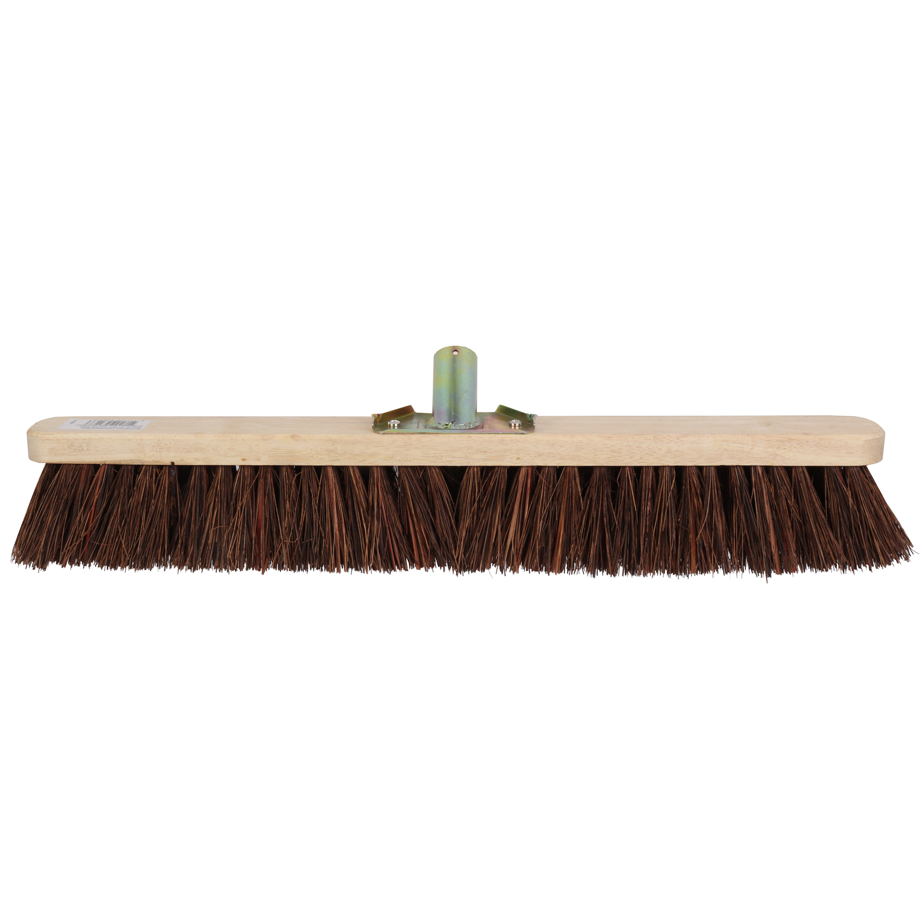 Talen Tools bezemkop - buitenbezem - bruin - hout/natuurvezel - 60 cm -
