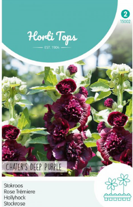 Hortitops Zaden althaea fl.pl. chater's deep purple 0.25 gram - 