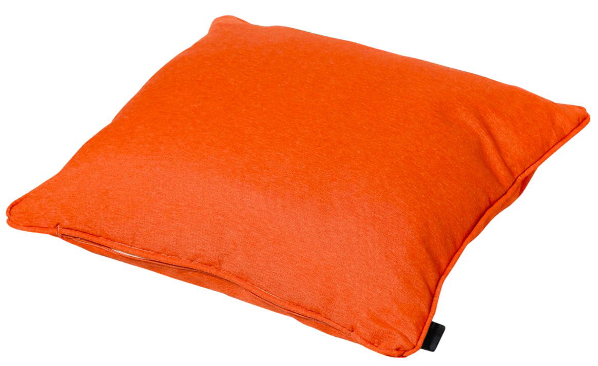 Madison 2 stuks! Sierkussen 60x40 piping Panama flame orange - 
