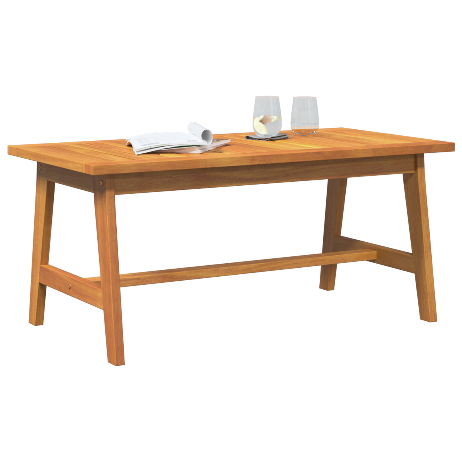 vidaXL Salontafel 90x45x40 cm massief acaciahout