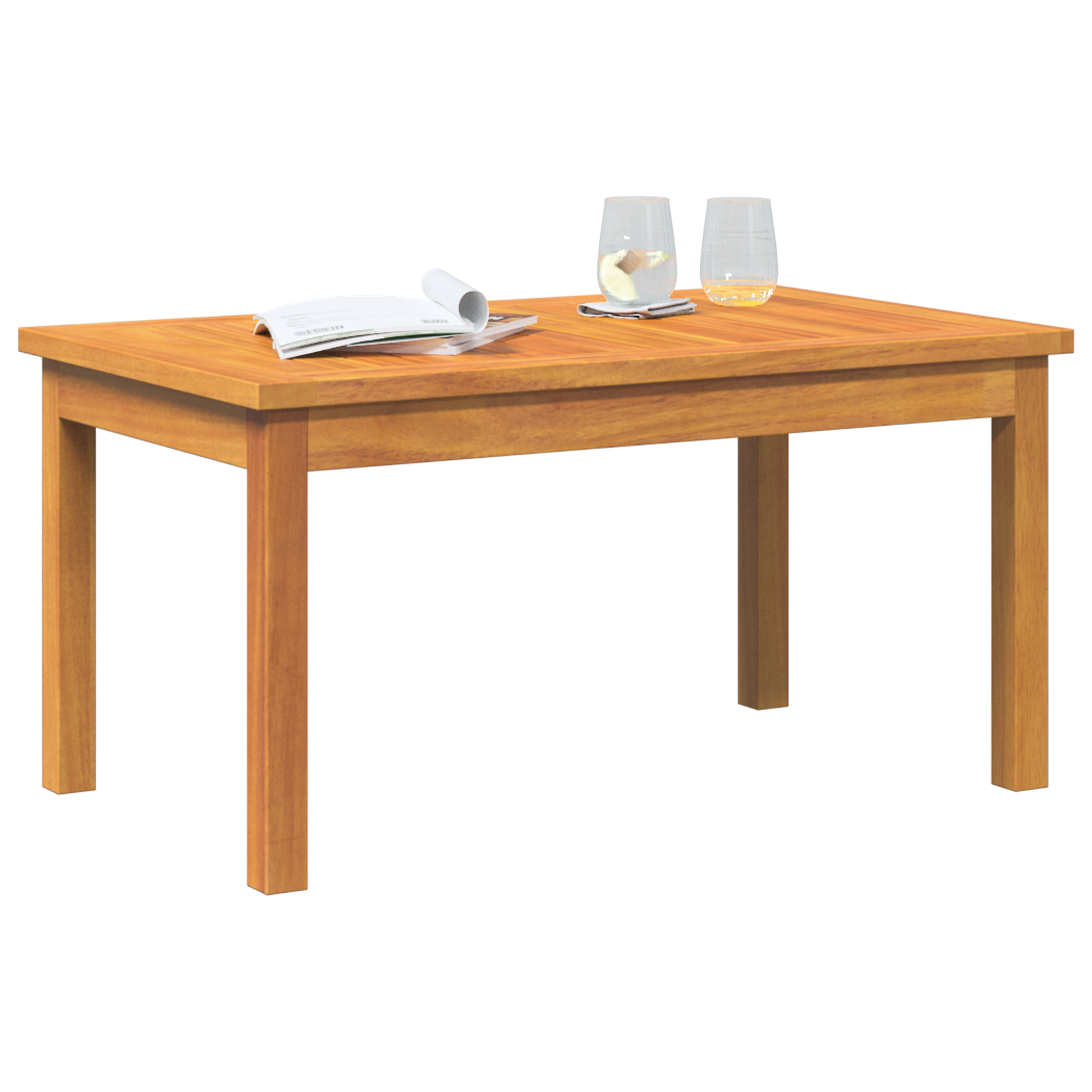 vidaXL Salontafel 75x40x38 cm massief acaciahout
