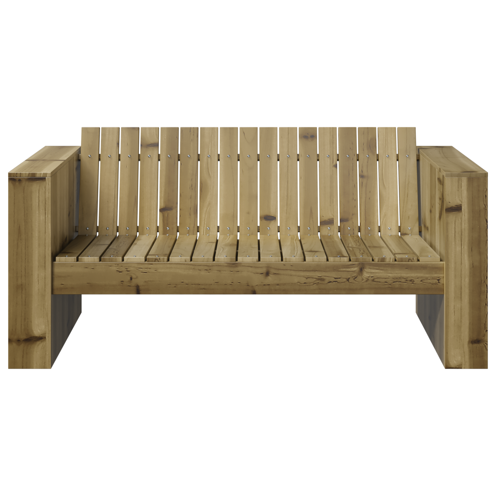 vidaXL Tuinsalon 2-zits 134x60x62 cm Behandeld Grenenhout