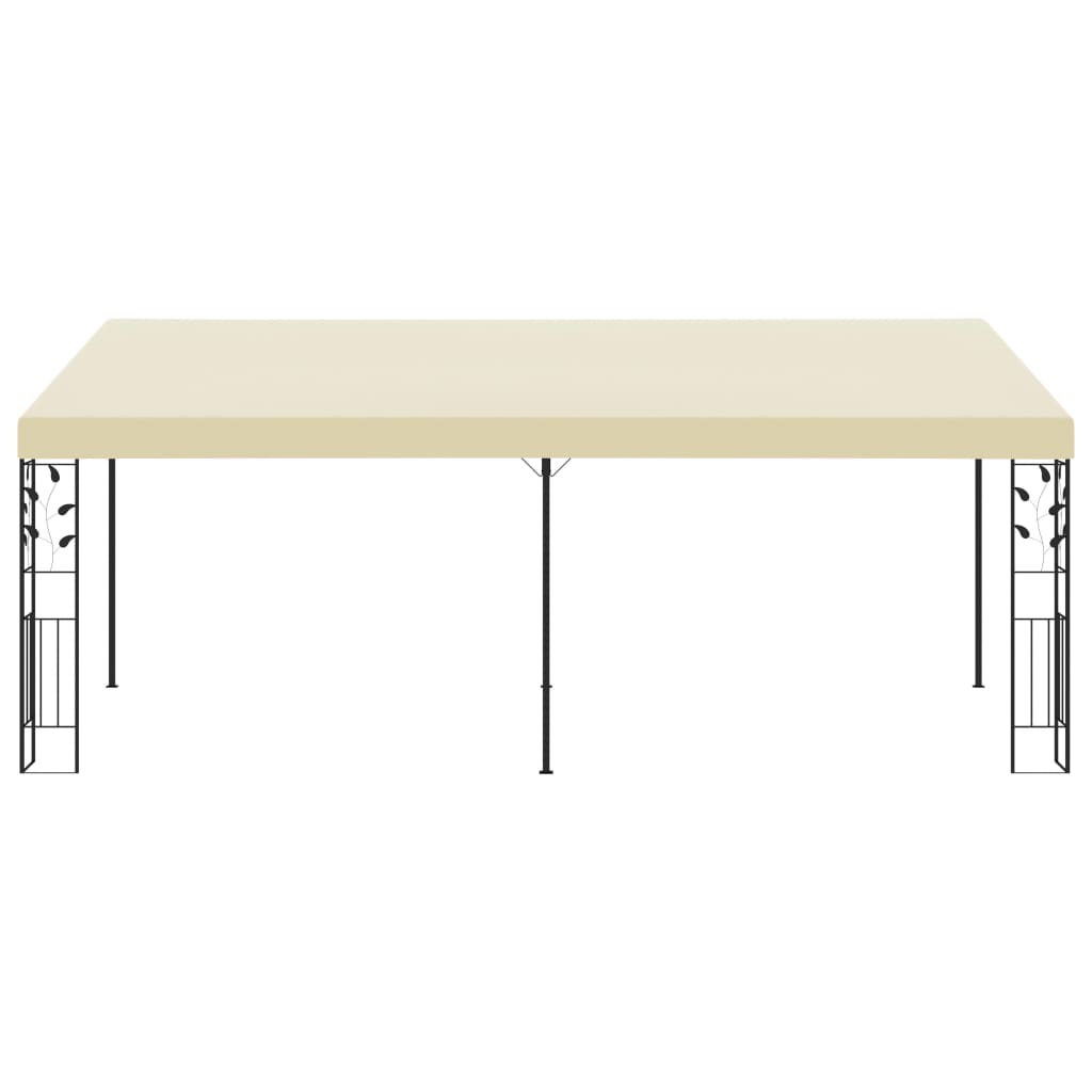 vidaXL Wandprieel 6x3x2,5 m crème