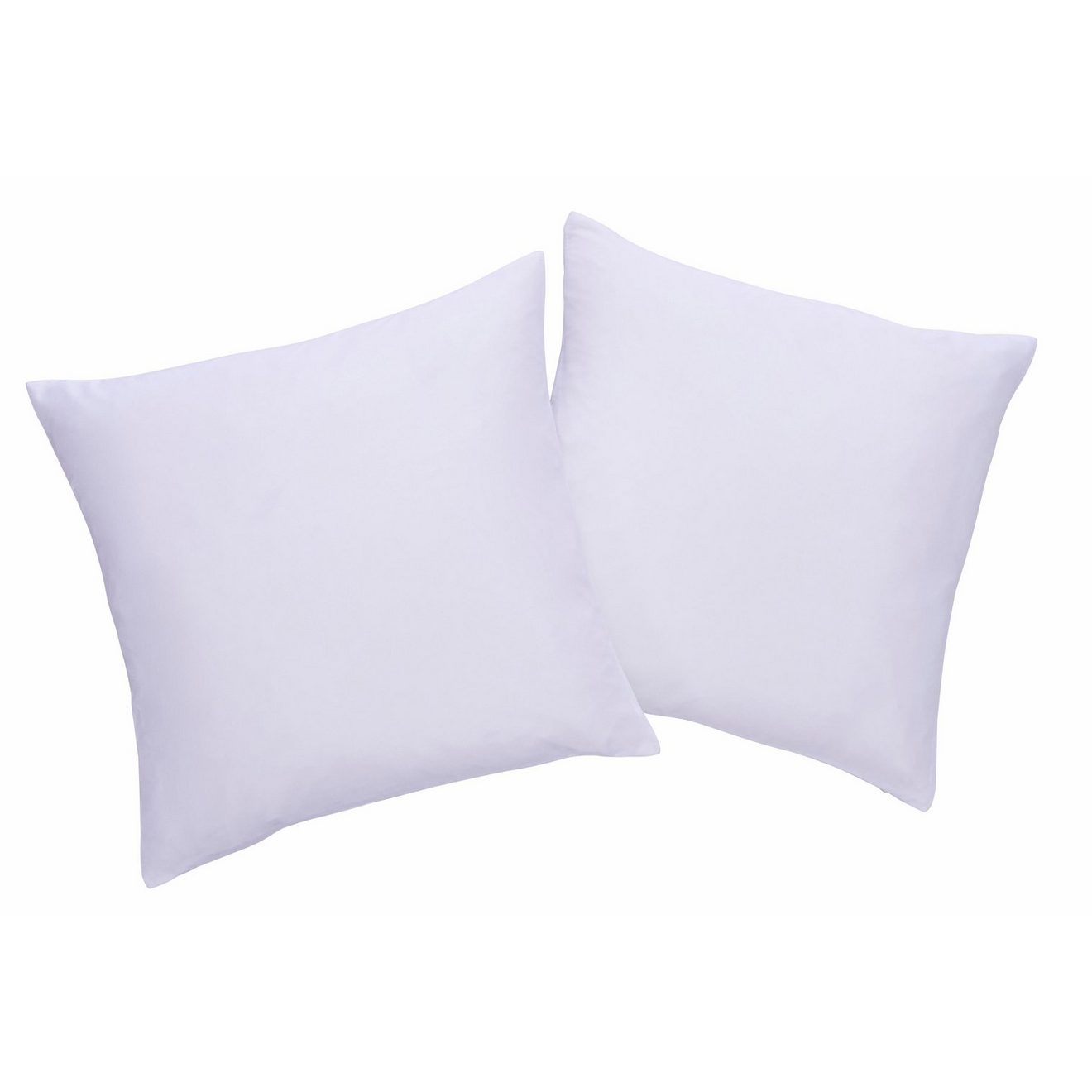 My home Sierkussen Parry Microfaser set van 2, unikleur, kussenovertrekken zonder vulling, met ritssluiting (combi-set, 2 stuks)