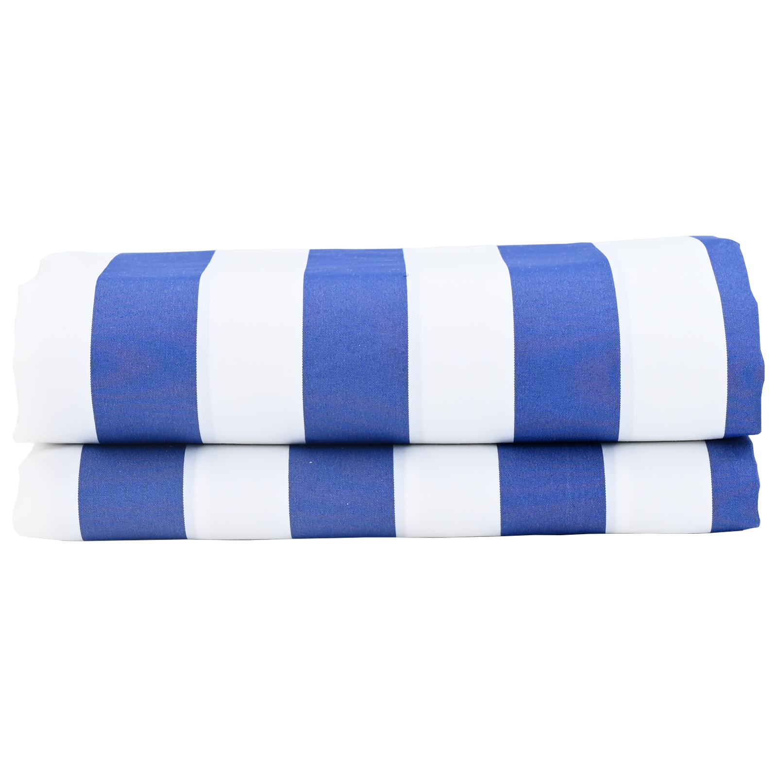 vidaXL Vervangend Luifeldoek Blauw en Wit 10x1.6 m