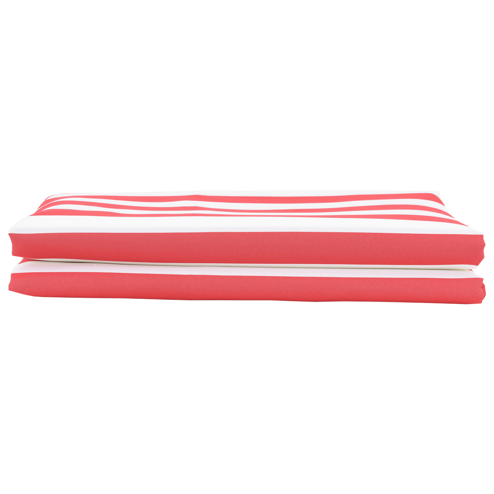vidaXL Ligbed Vervangende Stof Rood en Wit 10x1.6 m