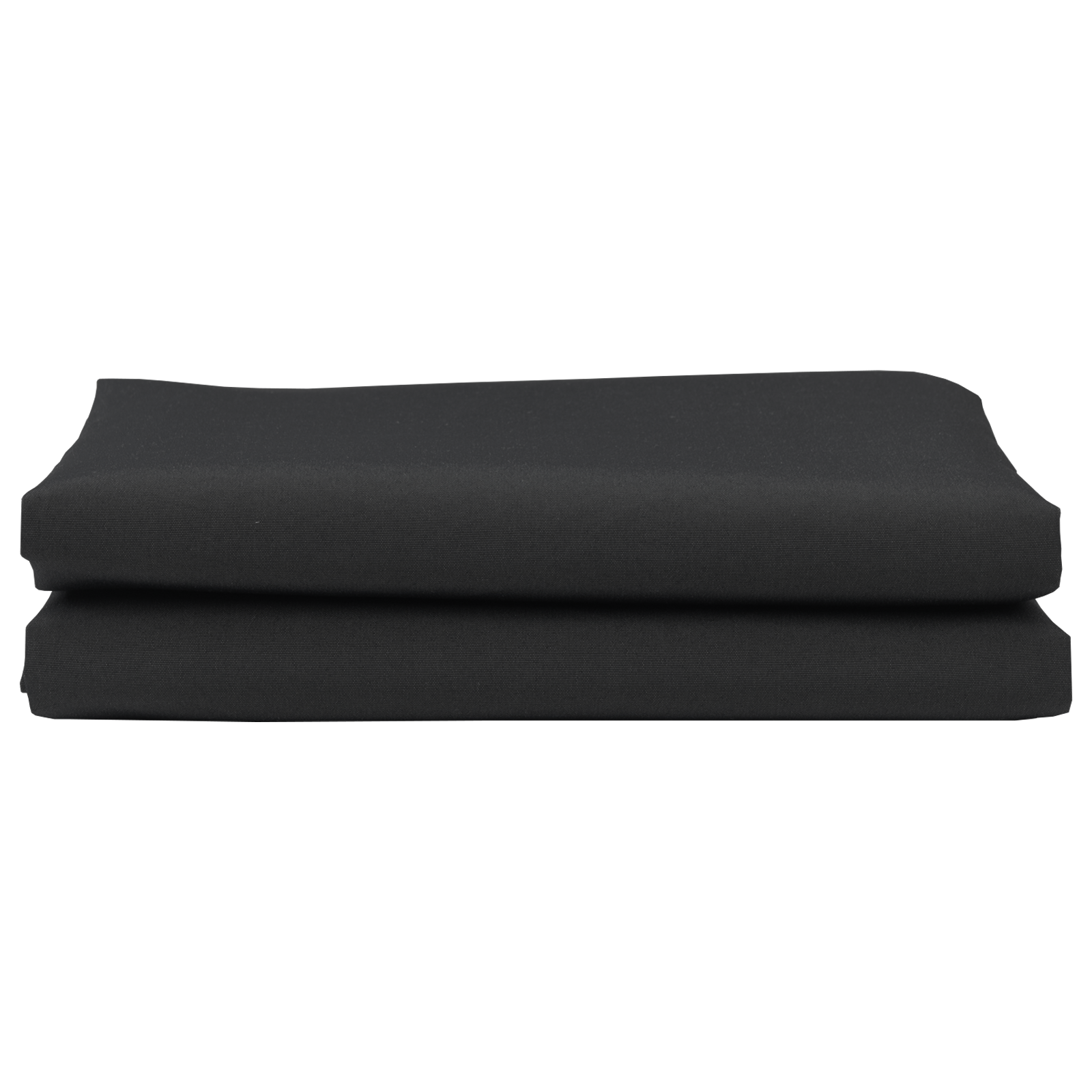 vidaXL Ligbed Vervangende Stof Zwart 10x1.6 m