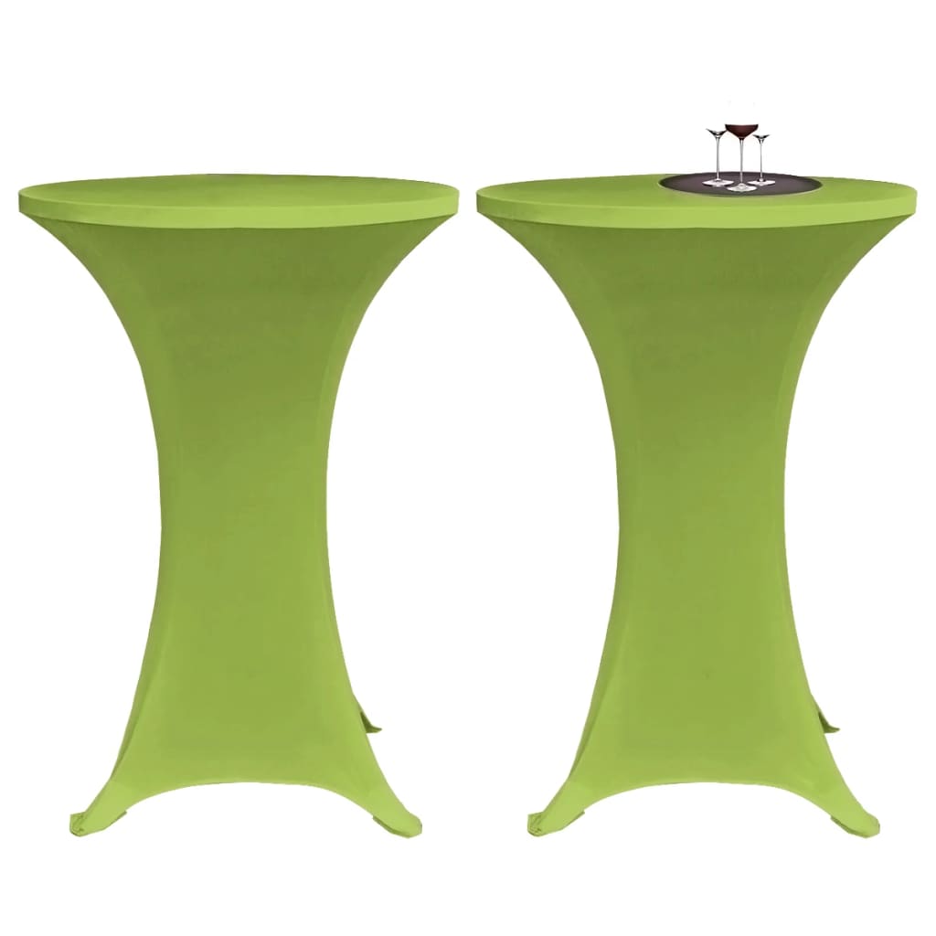 vidaXL Tafelhoes stretch 4 st 80 cm groen