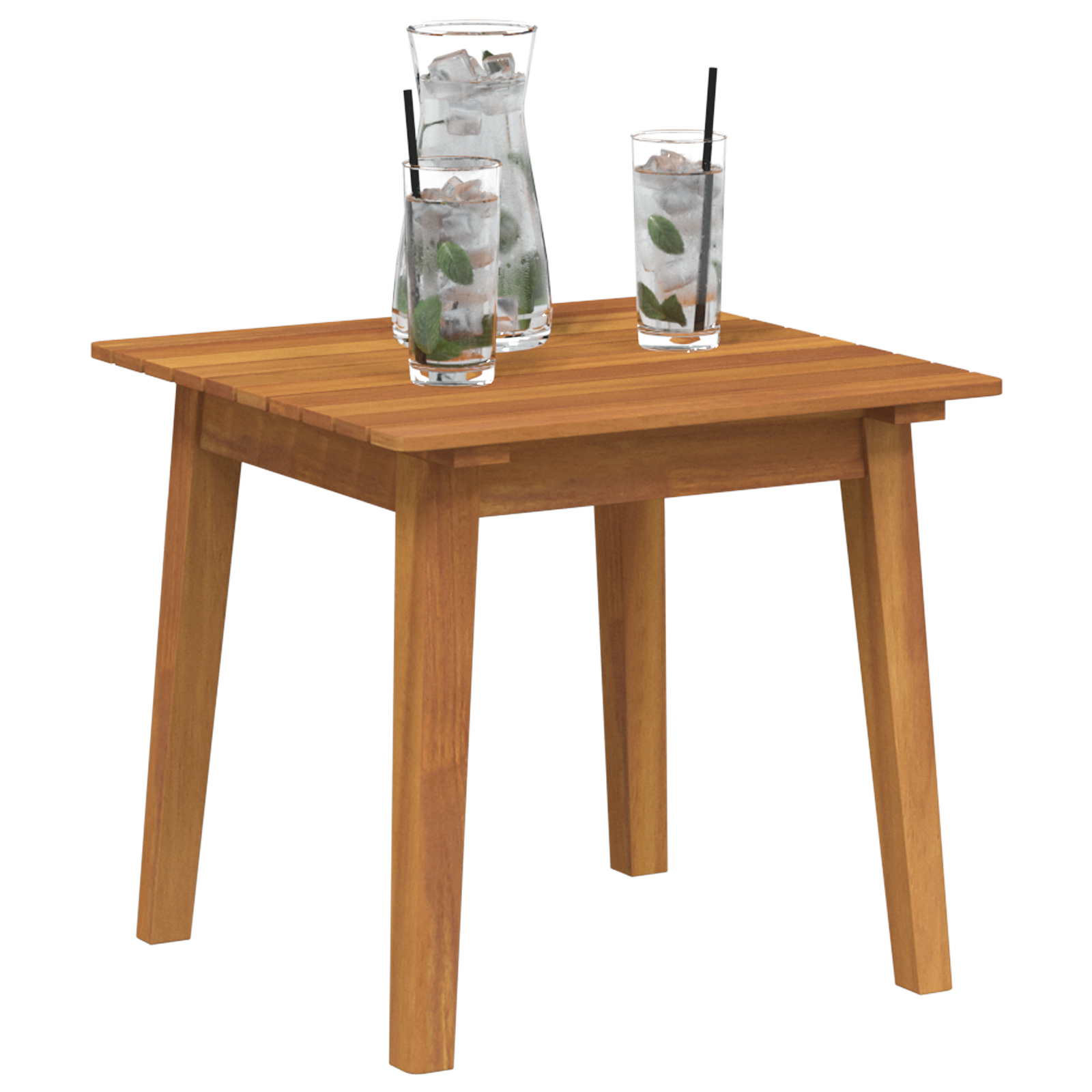 vidaXL Bijzettafel 45x45x40 cm van Massief Acaciahout