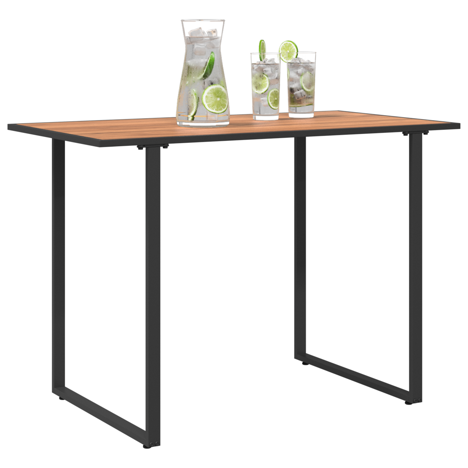 vidaXL Tuintafel 100x55x70 cm DPC en staal bruin