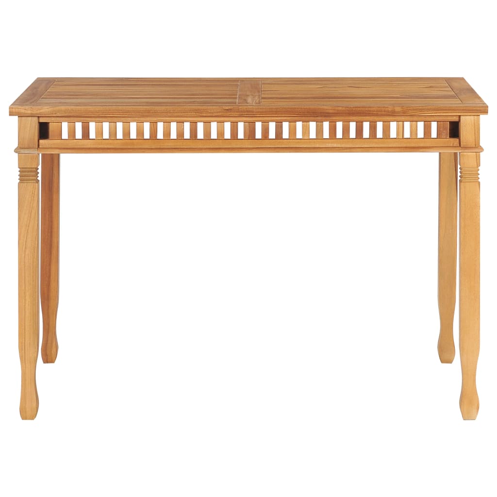 vidaXL Tuintafel 110x65x80 cm massief teakhout