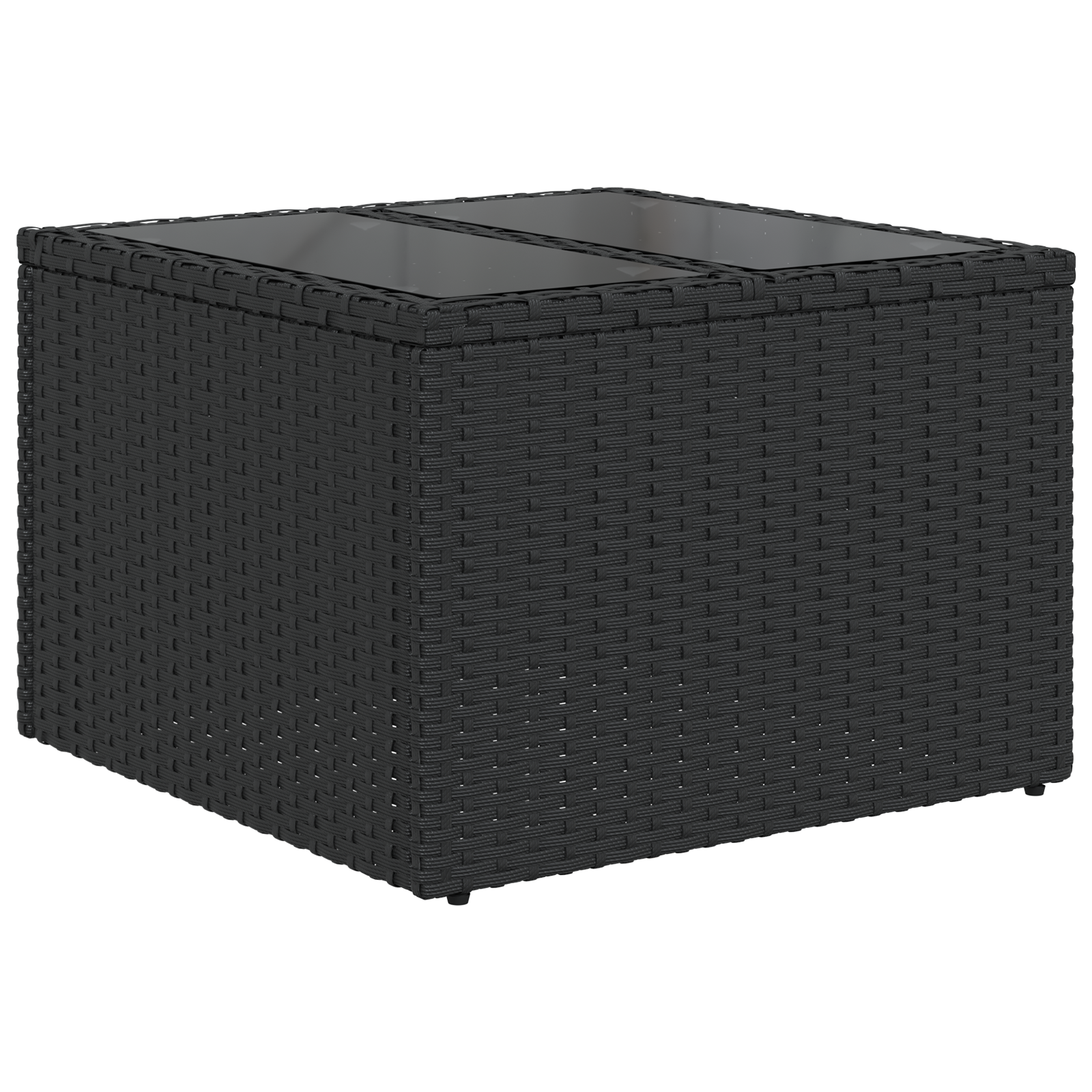 vidaXL 6-delige tuinset met kussens - zwart poly rattan