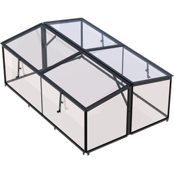 Royal Well Parsley Planter large broeikas 80x120x46cm - zwart