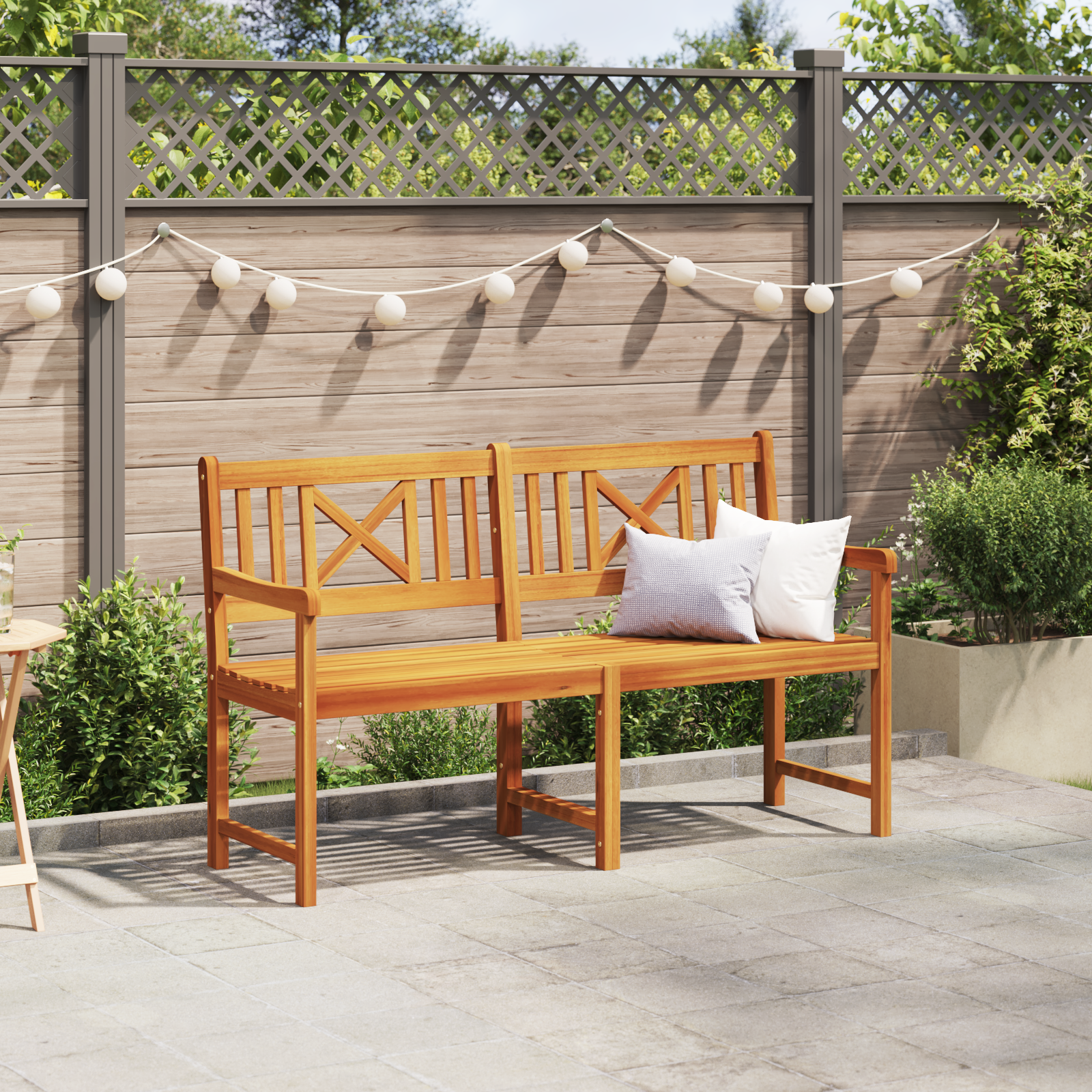 vidaXL Tuinbank 150x56x90 cm Massief Acaciahout