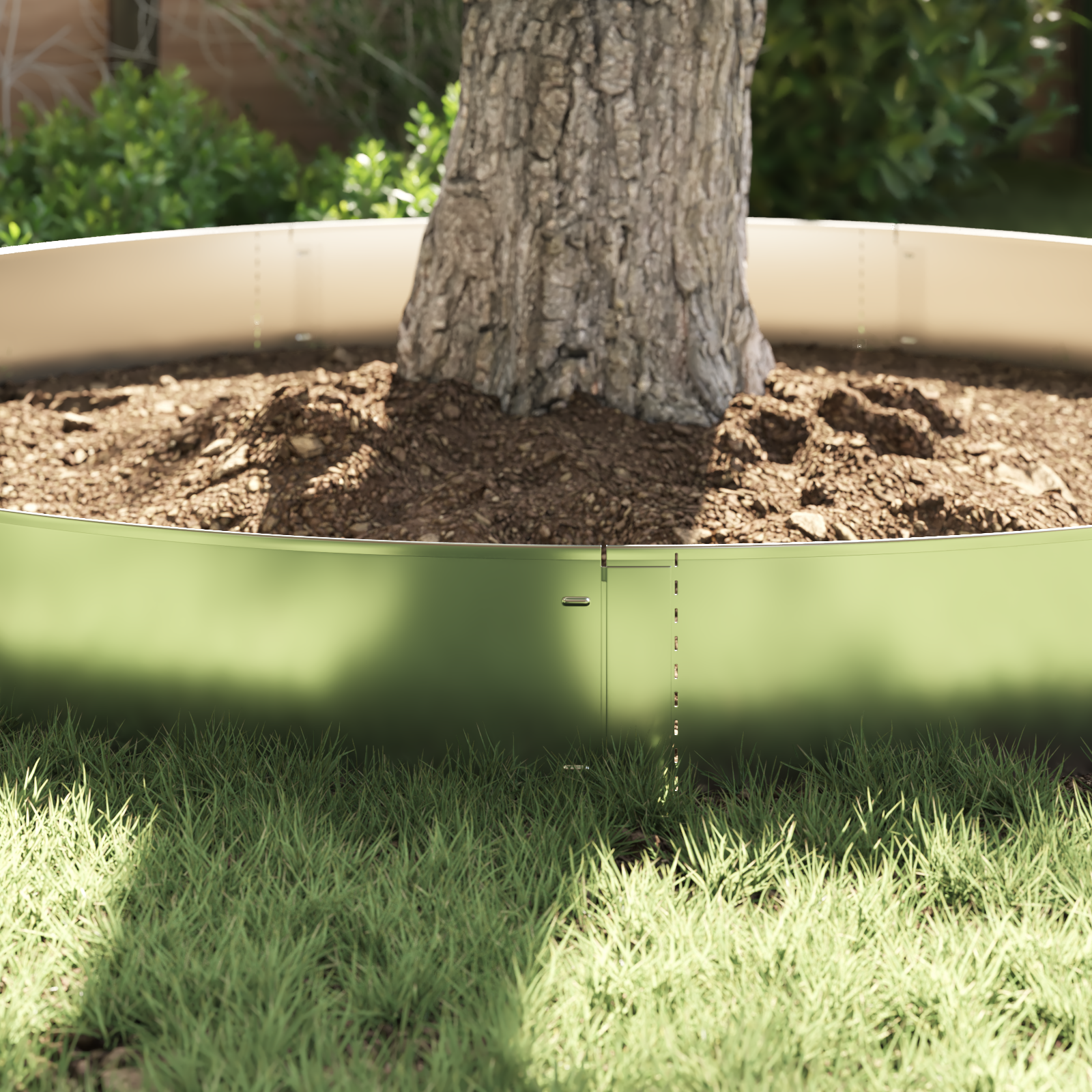 vidaXL Grasranden 5 stuks 25x100 cm Flexibele Gegalvaniseerd Staal