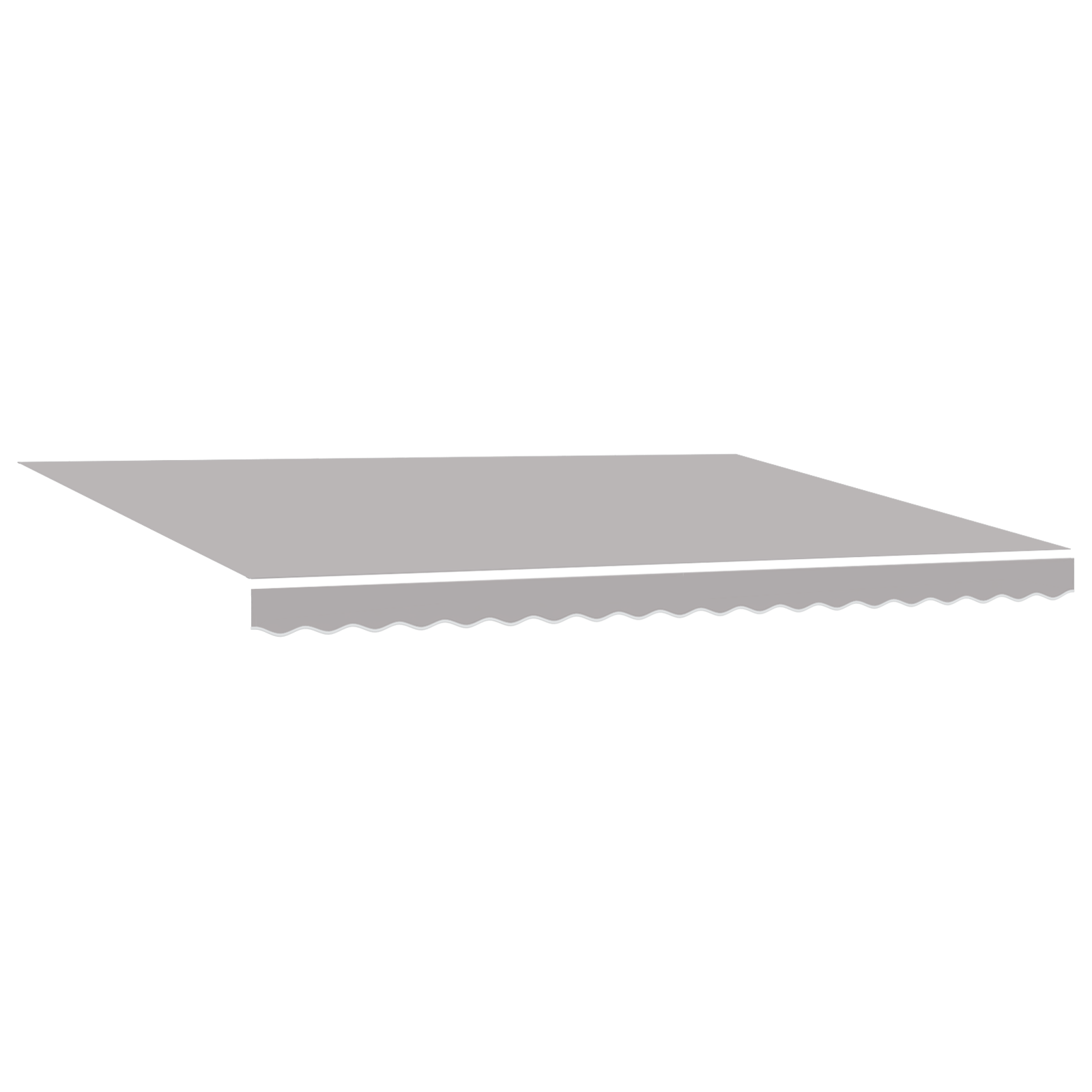 vidaXL Automatische Inklapbare Luifel met LED Licht Grijs 450x300 cm