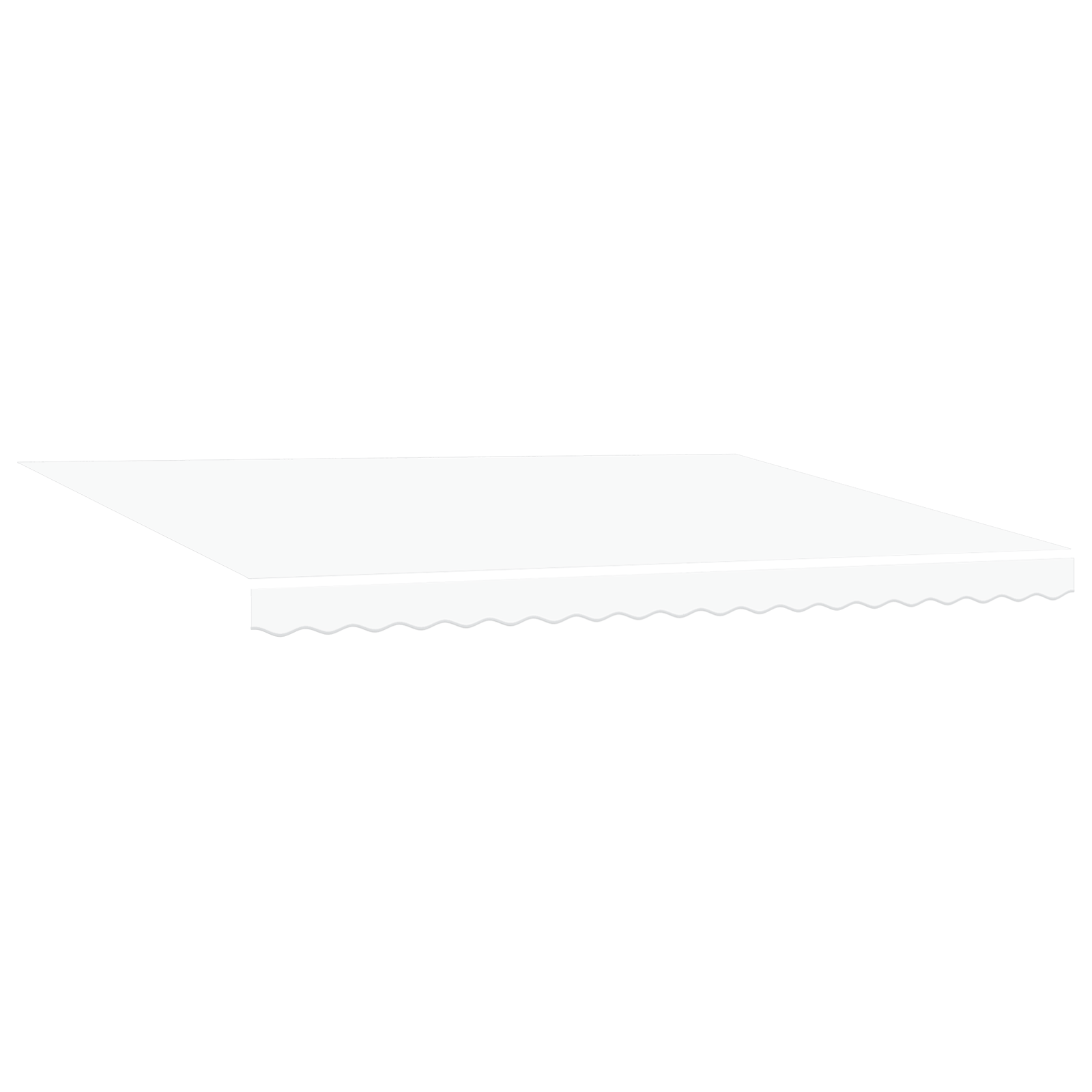 vidaXL Automatische Inklapbare Luifel met LED Wit 450x300 cm