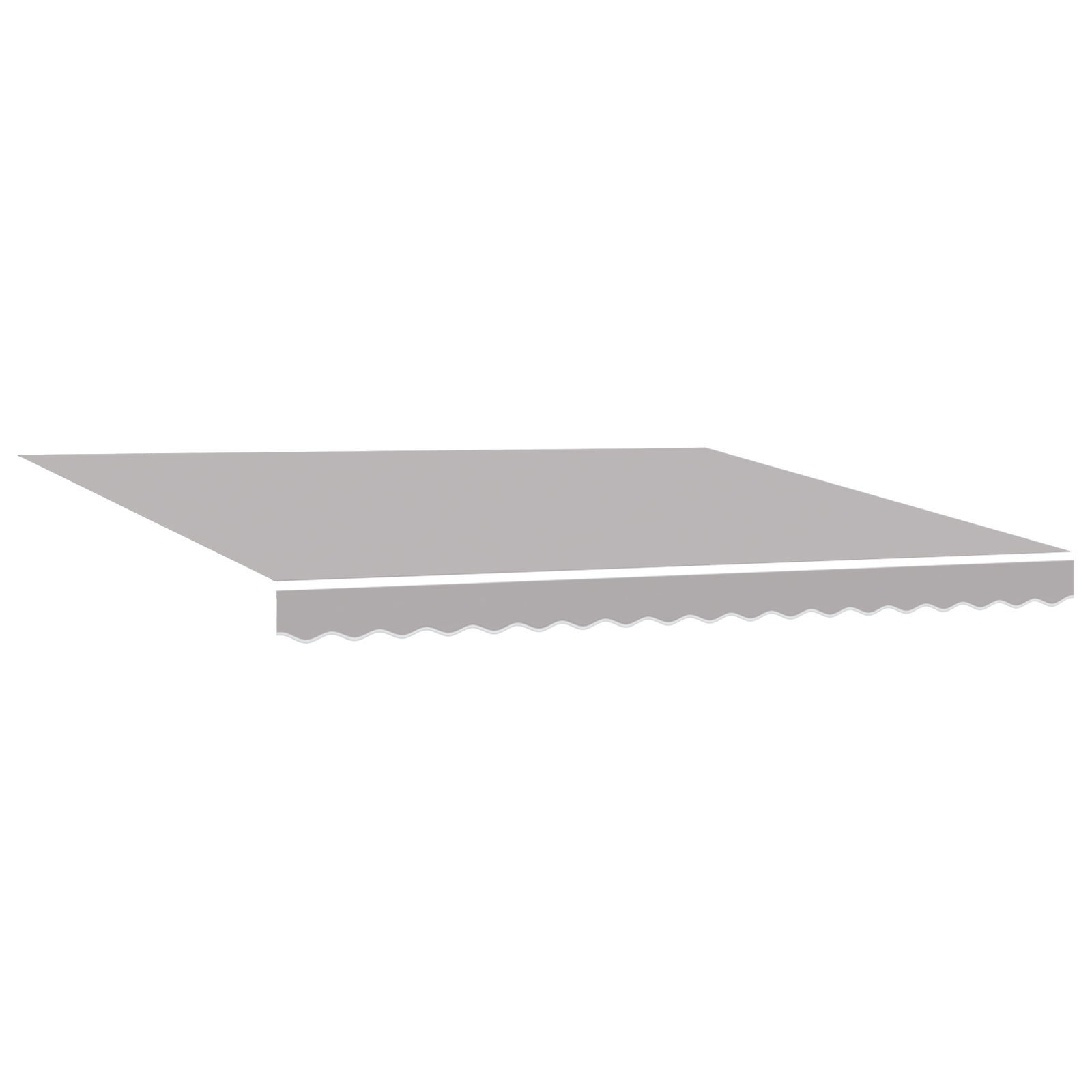vidaXL Automatische Intrekbare Luifel met LED Lichtgrijs 400x350 cm