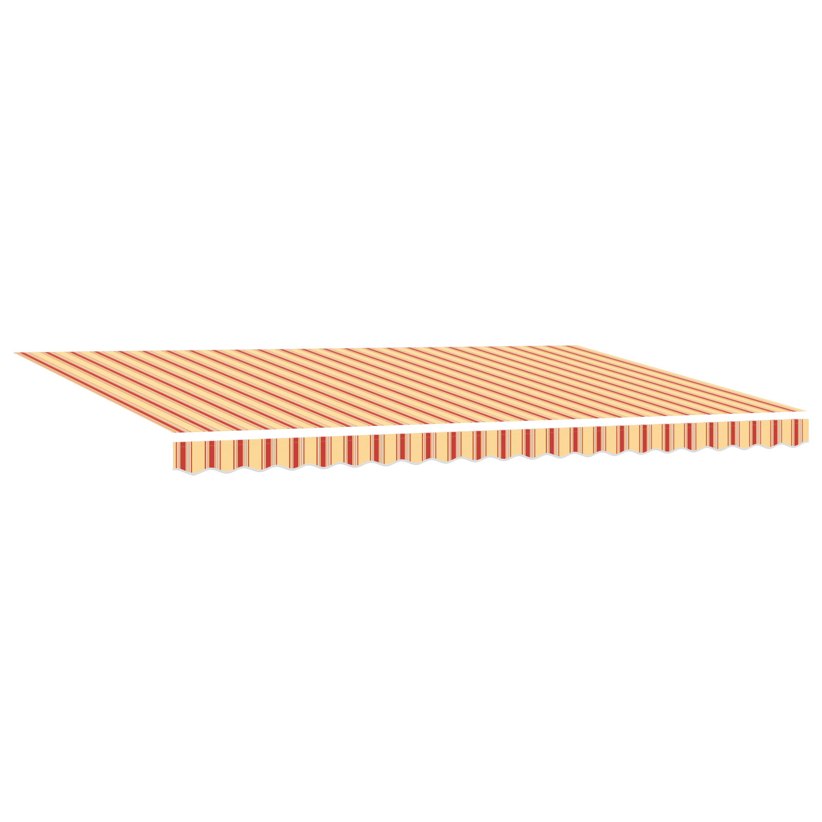 vidaXL Automatische Uitschuifbare Luifel met LED Geel en Oranje 500x300 cm