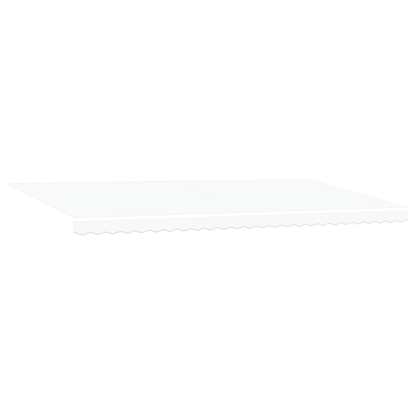 vidaXL Automatische Inklapbare Luifel met LED Wit 600x300 cm