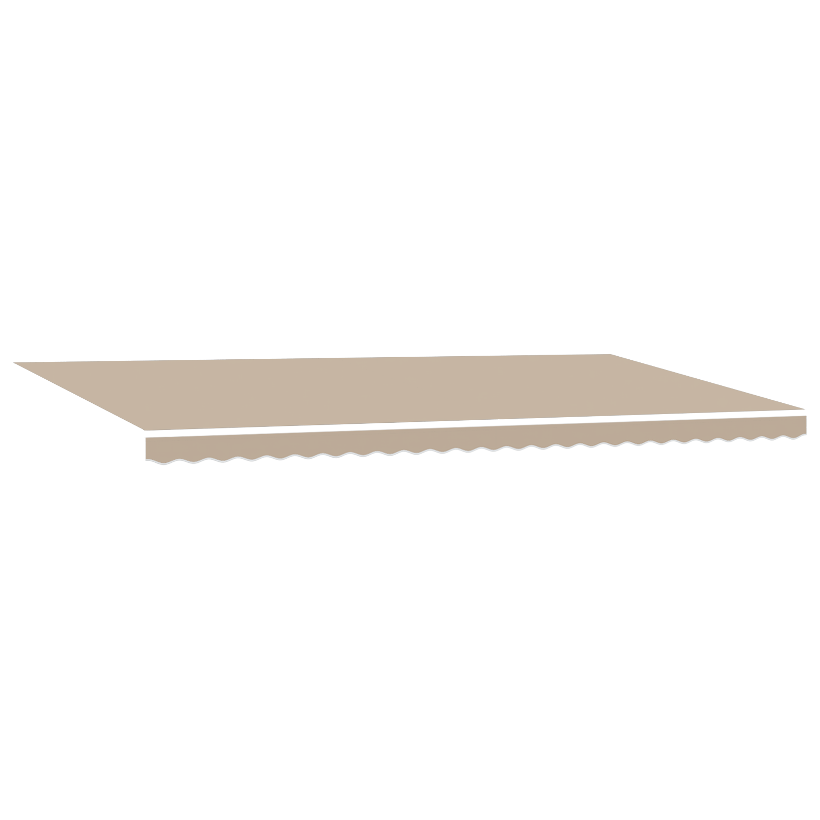 vidaXL Automatische Intrekbare Luifel met LED Beige 600x300 cm