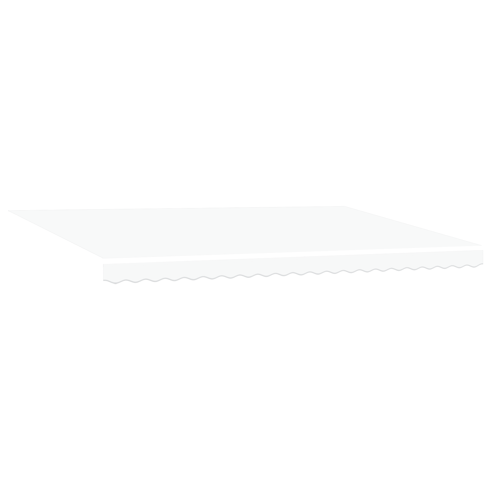 vidaXL Automatische Inklapbare Luifel met LED Wit 500x350 cm