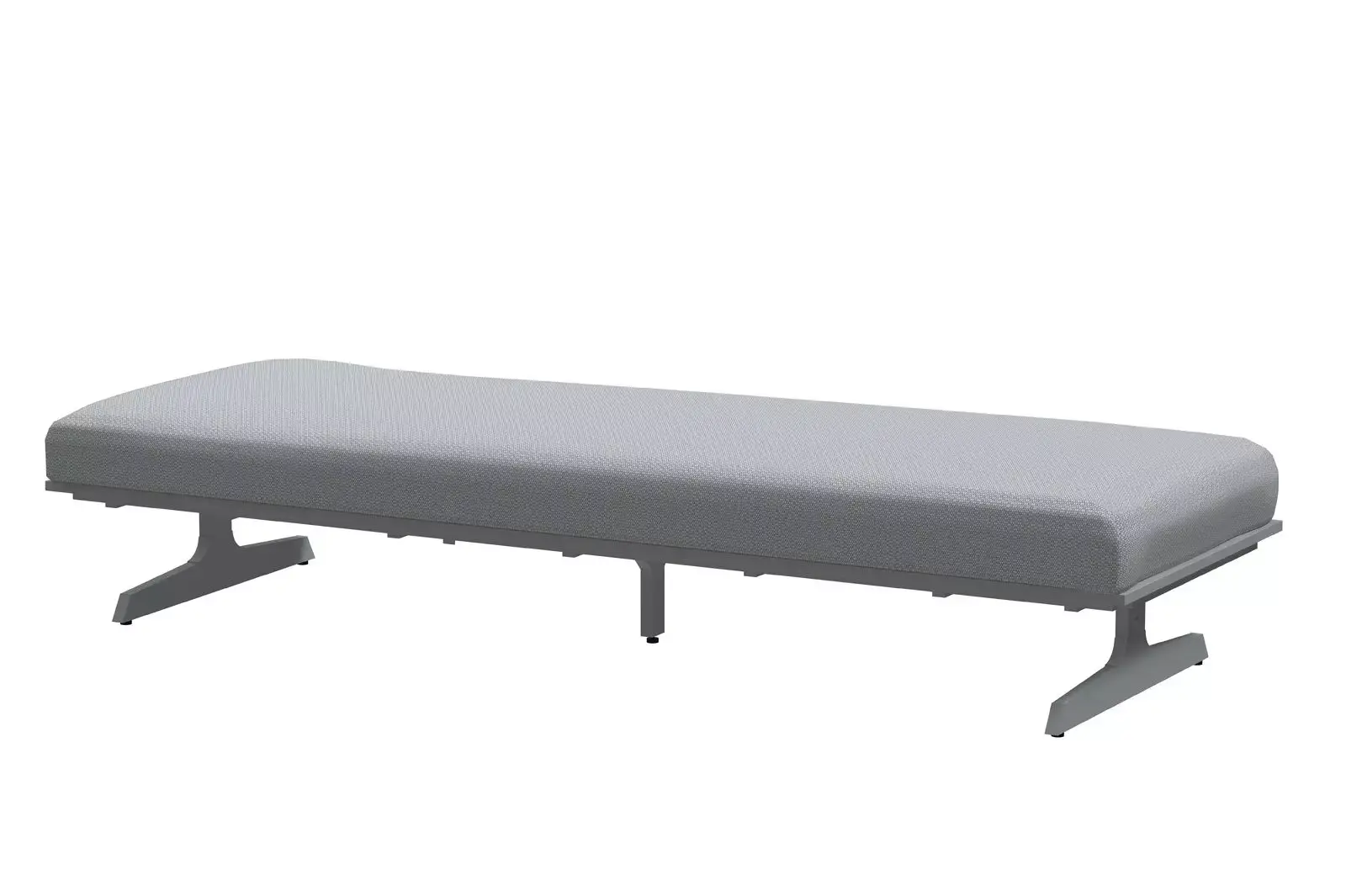 4 Seasons Outdoor Play panel concept Frost Grey 3 seater base with cushion