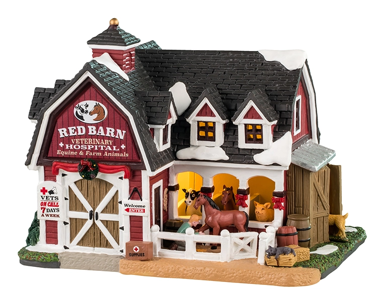 Lemax Red Barn Veterinary Hospital  Harvest Crossing Collection 2024