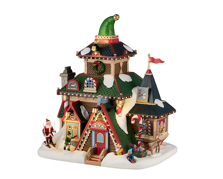 Lemax Elwoods elf lodge