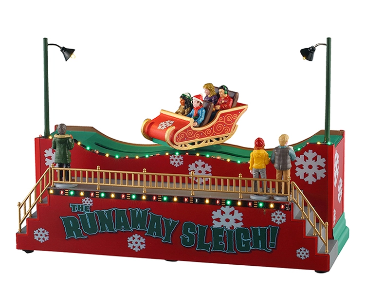Lemax The runaway sleigh
