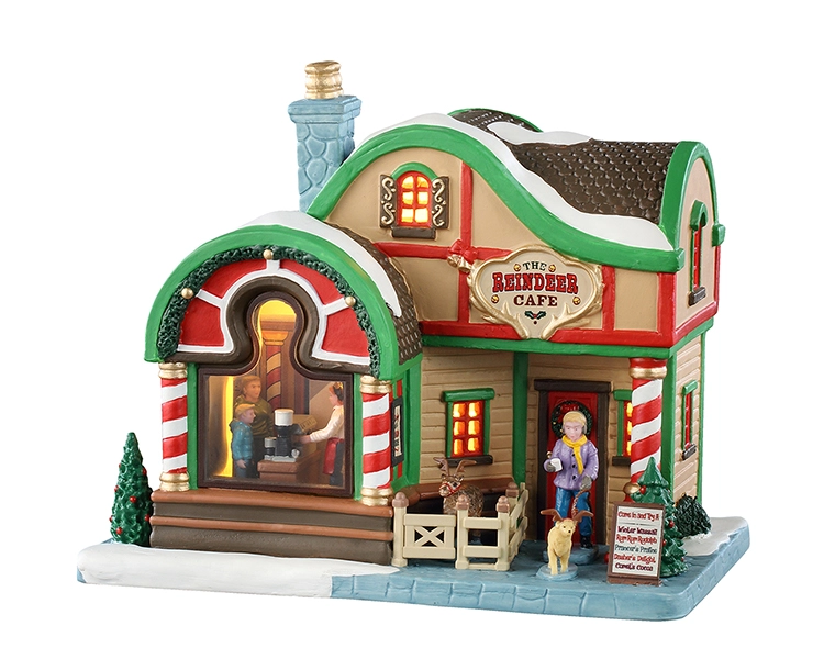 Lemax The reindeer café