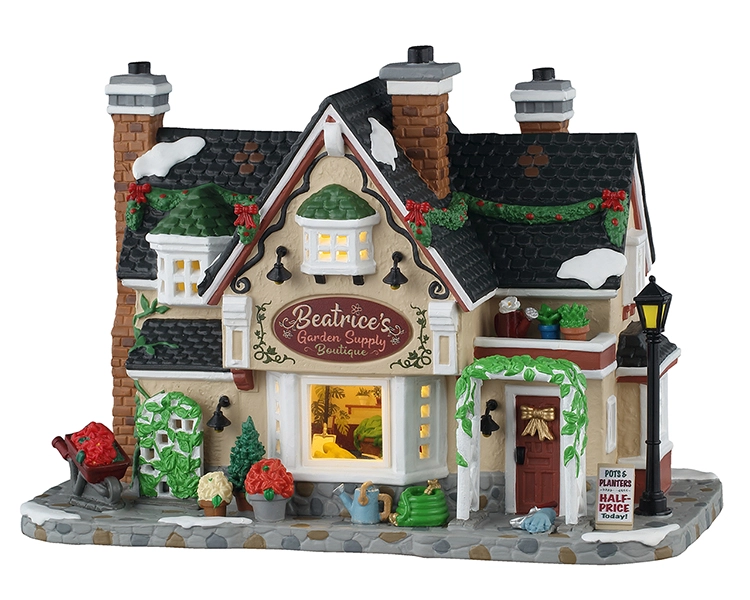 Lemax Beatrices garden supply boutique