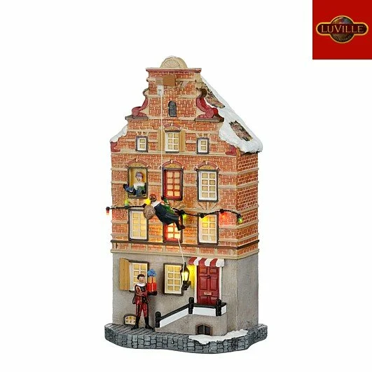 Luville Efteling Facade sinterklaas piet l16.5b11h30.5cm bo