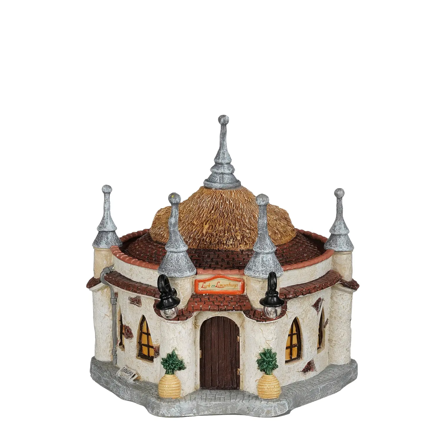 Luville Efteling Lurk en Limoenhuys met licht en muziek - l16xb17xh16cm