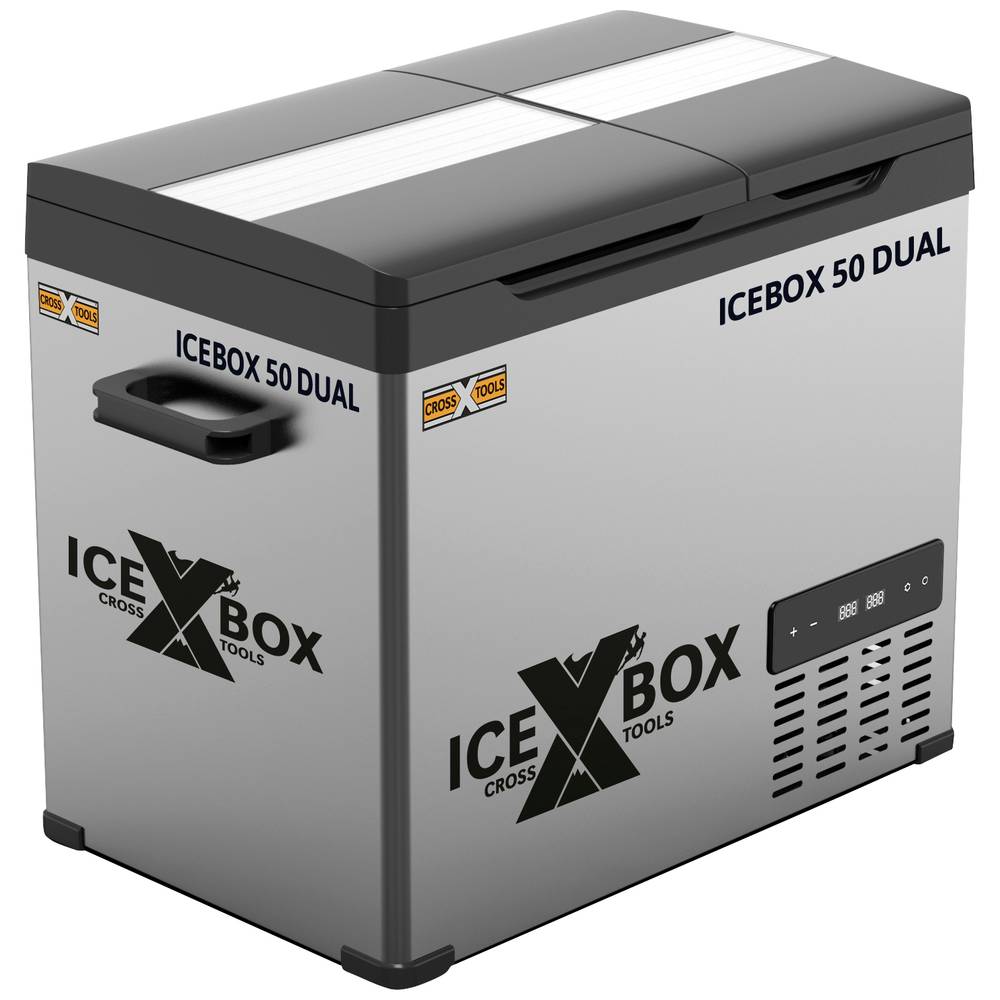 T.I.P. - Technische Industrie Produkte Icebox 50 DUAL Koelbox Energielabel: D (A - G) Compressor 12 V, 24 V, 230 V Grijs, Zwart 44.4 l -20 tot +20 °C