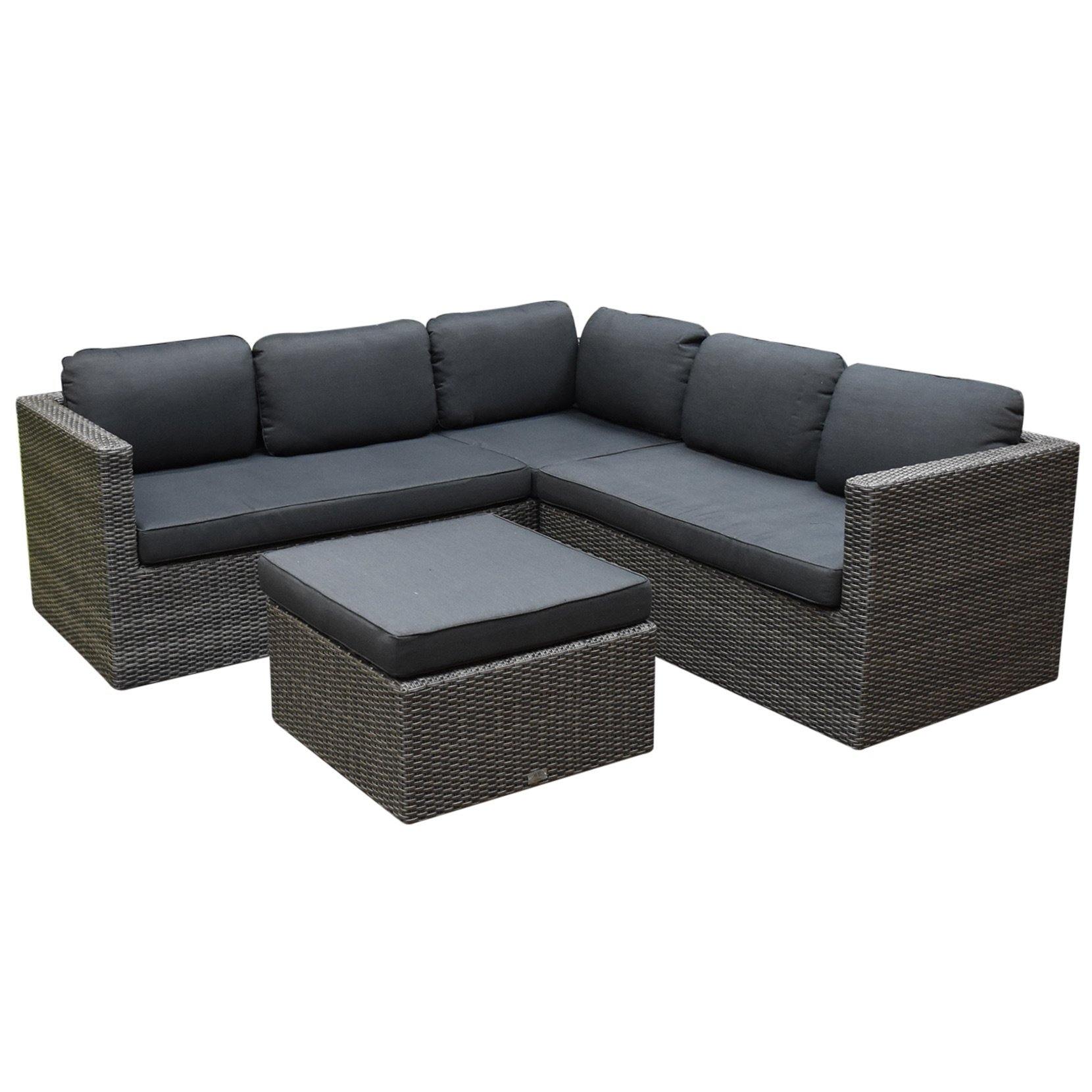 AVH-Collectie Sahara Gibson hoek loungeset 3-delig antraciet