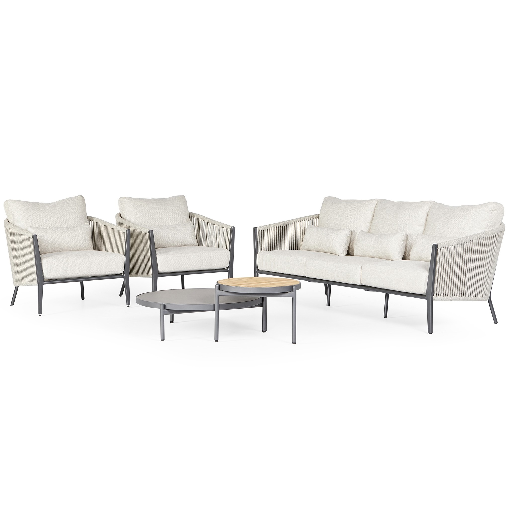 SUNS Avero stoel bank loungeset 5 delig rope 