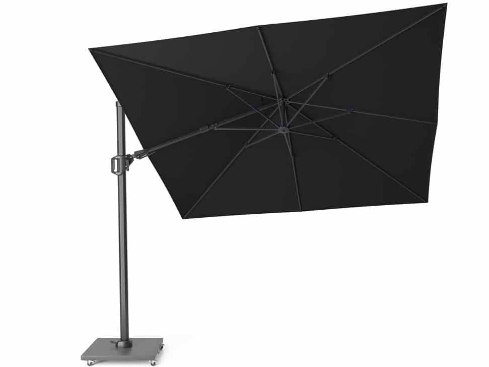 Platinum Challenger T2 zweefparasol 300x300 cm zwart