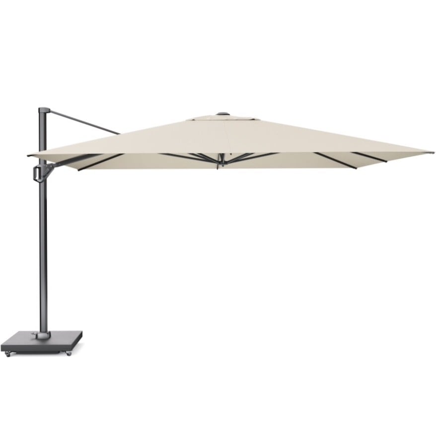Platinum Challenger T1 premium zweefparasol 400x300 cm champagne