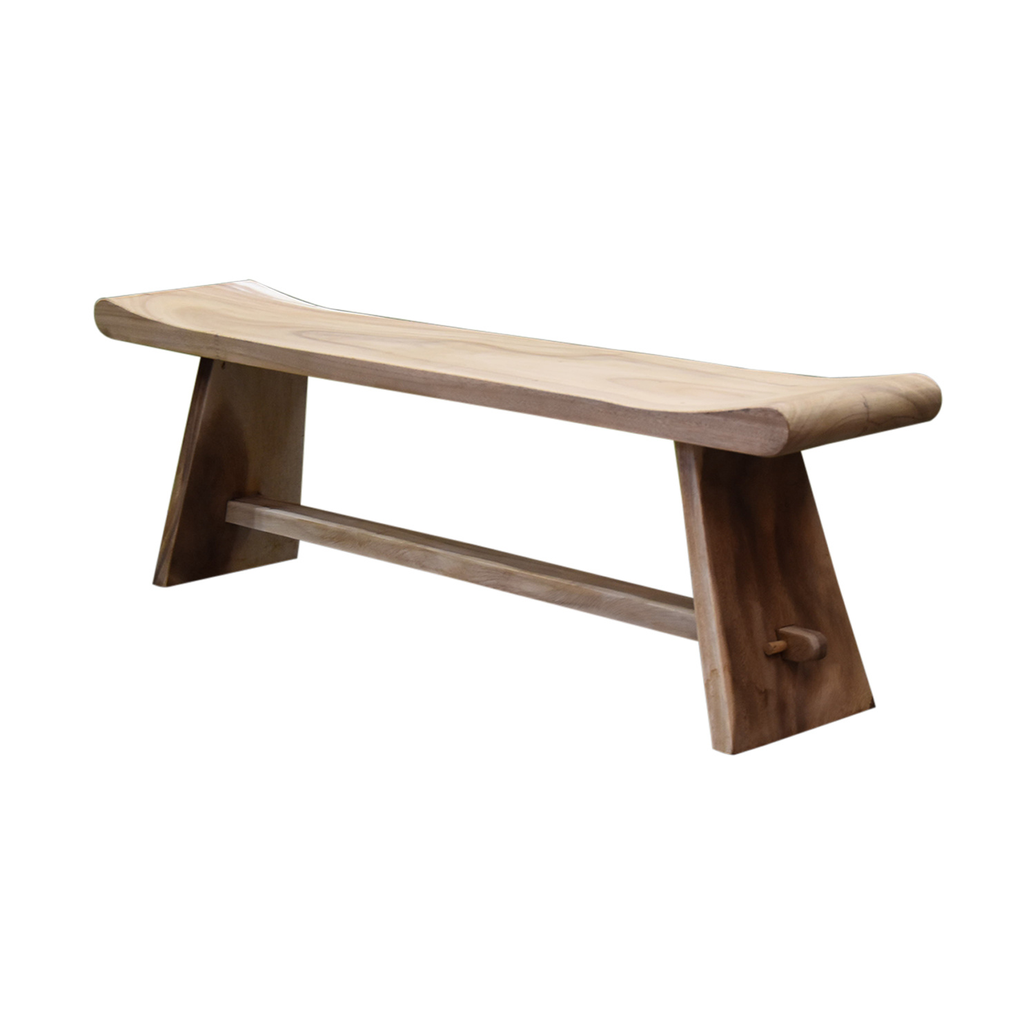 AVH-Collectie Holle boomstambank 150x30x45 cm
