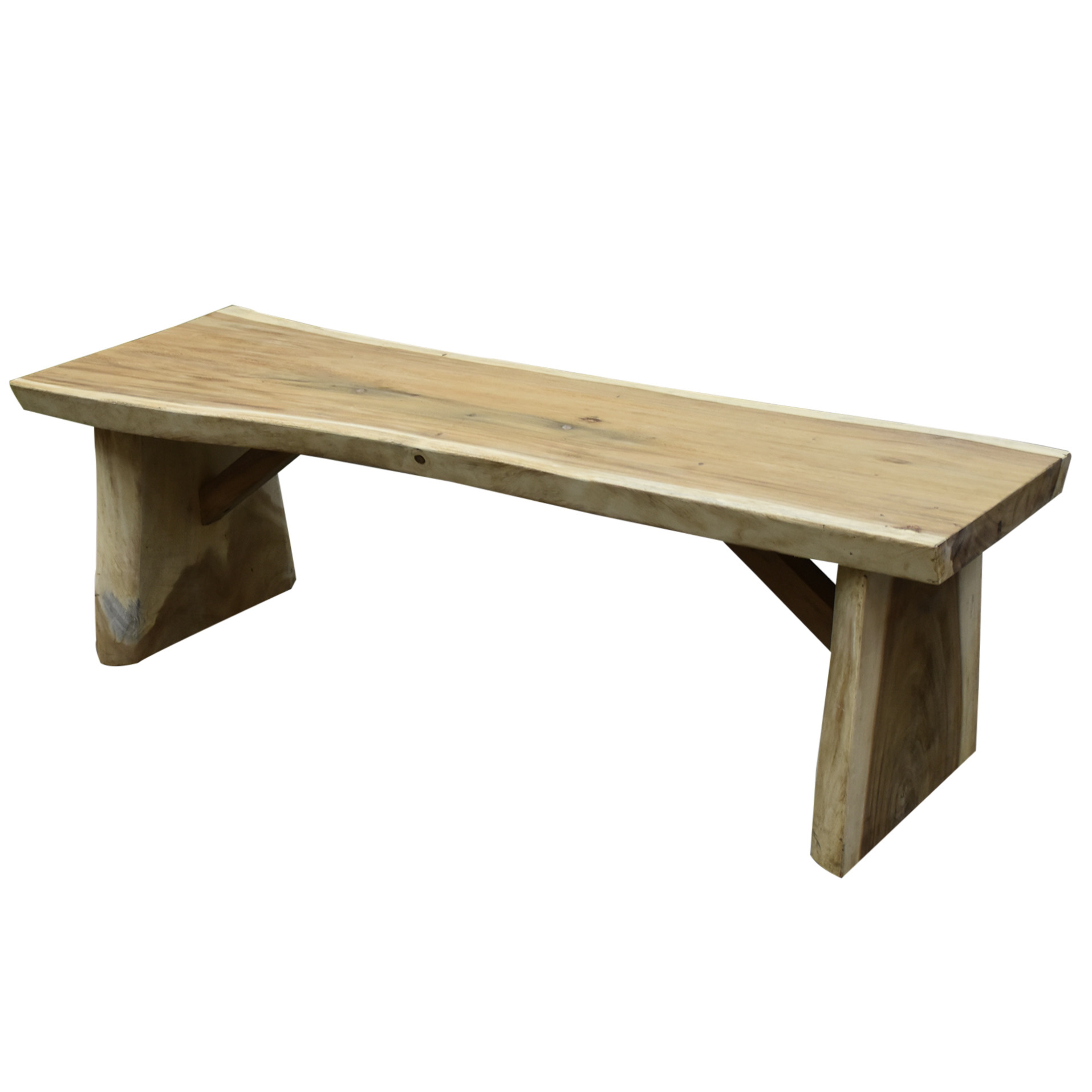 AVH-Collectie Boomstam tuinbank 150x40-50xH46,5 cm