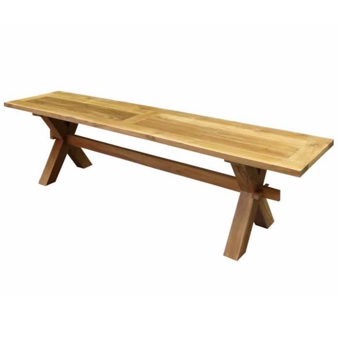 AVH-Collectie Minerva tuinbank 180 cm kruispoot teak