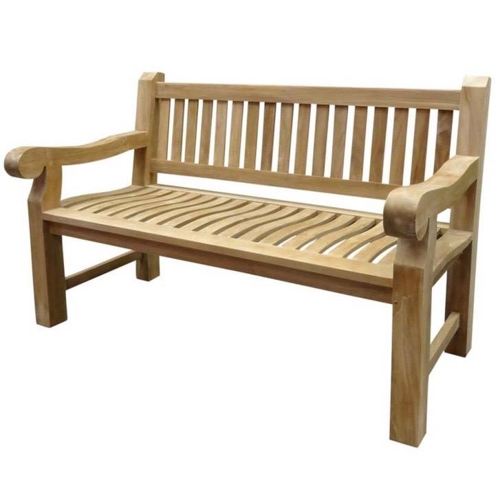 AVH-Collectie Elephant tuinbank 150x61xH91 cm teak zware uitvoering