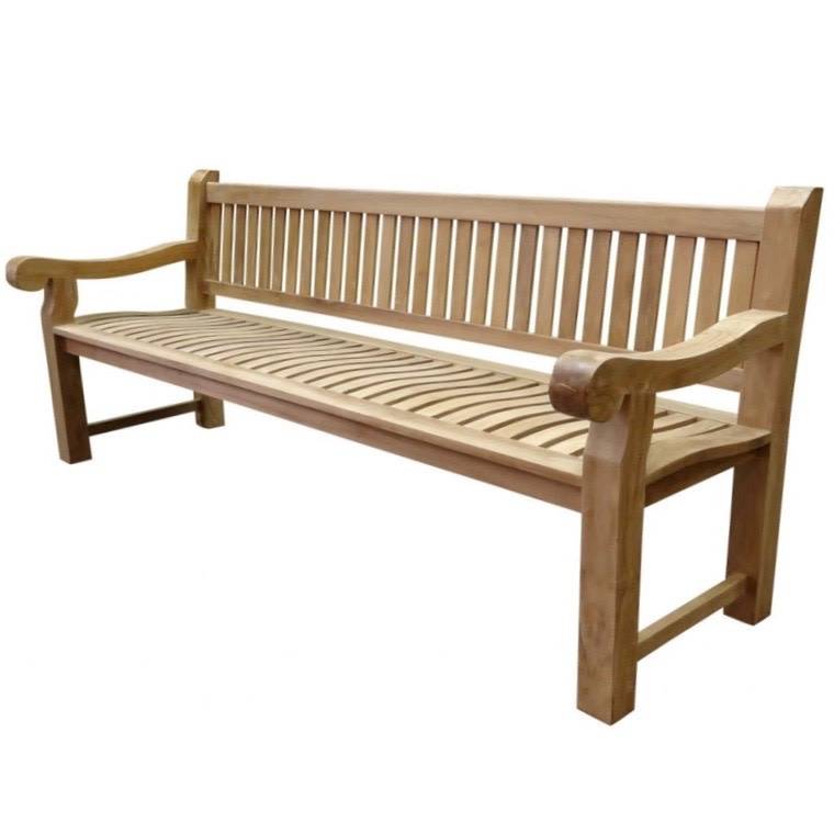 AVH-Collectie Elephant tuinbank 220x61xH91 cm teak zware uitvoering