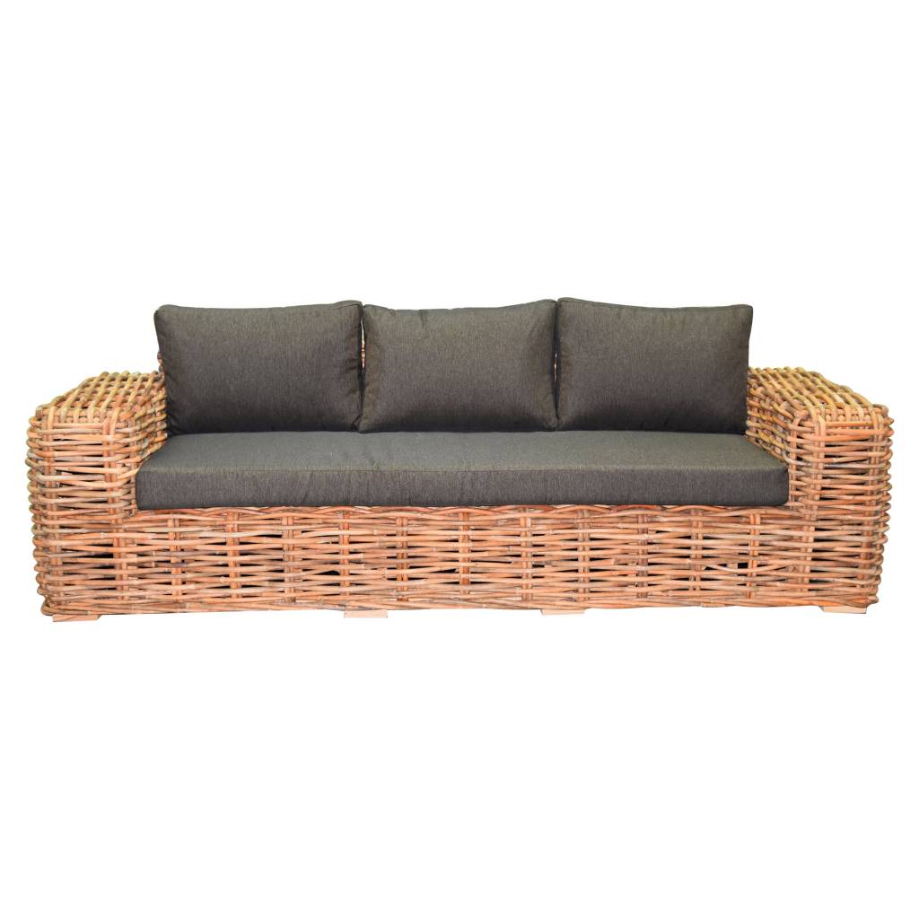 AVH-Collectie Sabuga 3-zitsbank naturel rotan