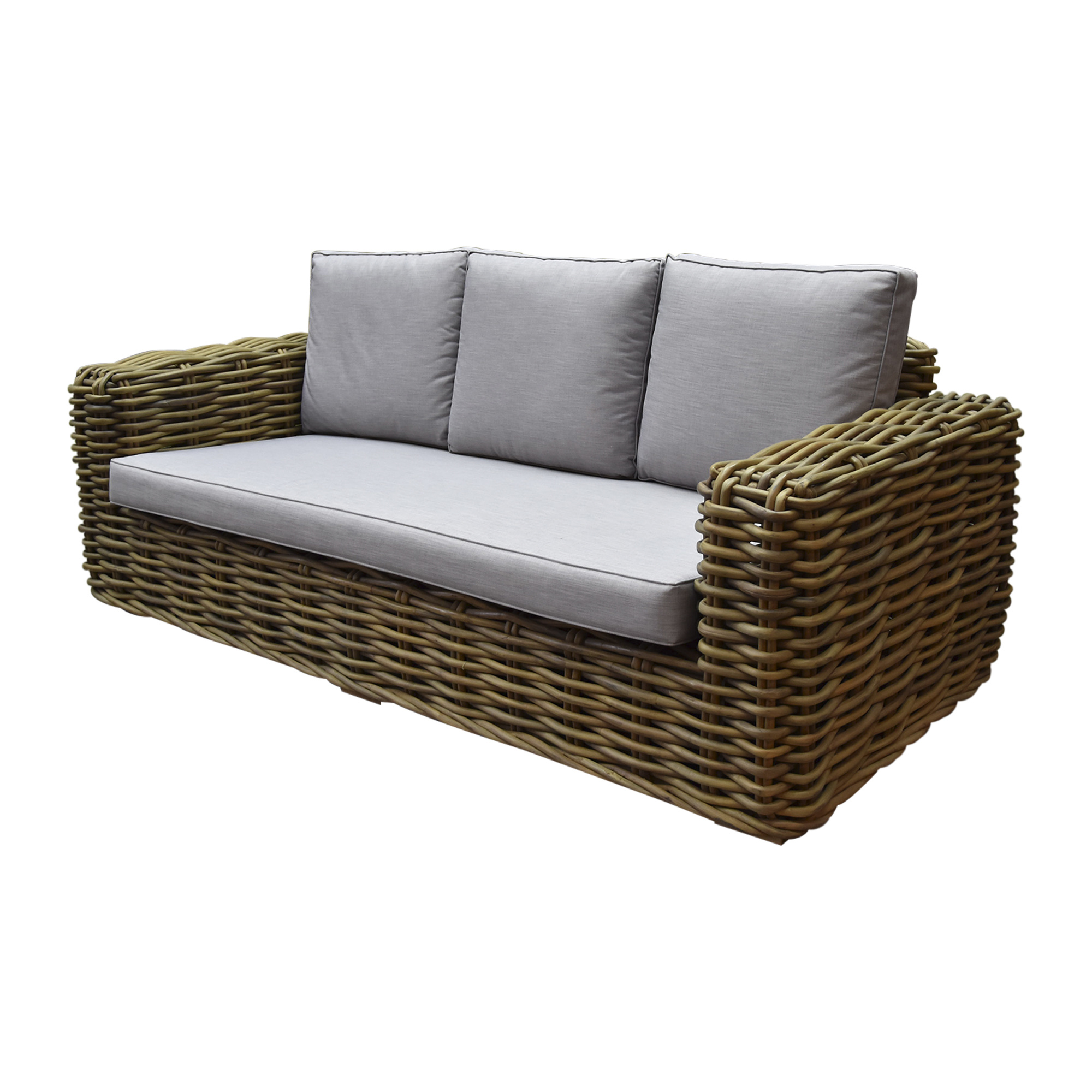 AVH-Collectie Sumatra 3-zitsbank naturel rotan